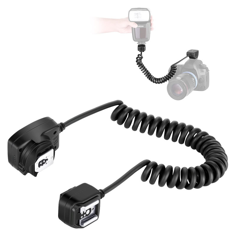 Neewer Câble Speedlite TTL Off Camera Flash Speedlite 4,2"/1,3 m pour Appareil Photo Reflex numérique 800D/750D/700D/650D/600D/7