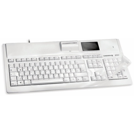 CHERRY WetEx, Film de Protection Flexible pour Clavier G84-5200, Format ISO, Protège-Clavier Fiable Contre Les Salissures dues a
