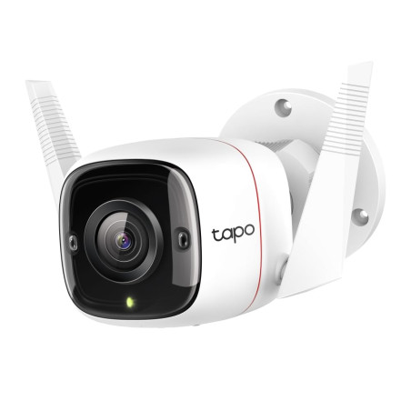 Tapo C310P2 Caméra de Surveillance WiFi Extérieur 3MP IP66 avec Vision Nocturne, Détection de Mouvement et Alarme Instantanée, A