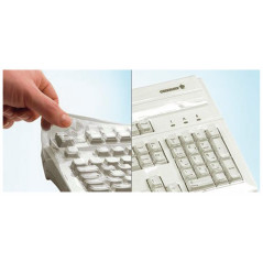 CHERRY WetEx, Film de Protection Flexible pour Clavier G84-5200, Format ISO, Protège-Clavier Fiable Contre Les Salissures dues a