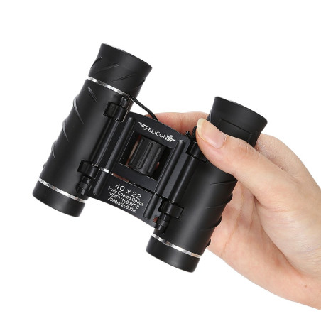FELiCON Jumelles Mode Portable HD Zoom Film Bleu BAK4 Vision Jour Nuit Jumelles Télescope pour Adultes et Enfants Ciel étoiles e