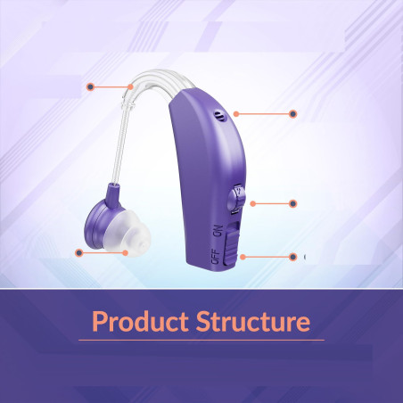 Appareil numérique - Appareil numérique personnel rechargeable avec autonomie d'une journée, violet