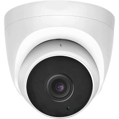 WiTi 5MP HD Caméra IP PoE Dôme en métal pour intérieur extérieur,Grand Angle Objectif 2,8mm Caméras vidéo de sécurité,Audio du M