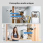 Tenda Caméra de Surveillance Extérieur, 1080P Camera Surveillance WiFi avec Audio Bidirectionnel, Vision Nocturne en Couleur, Dé