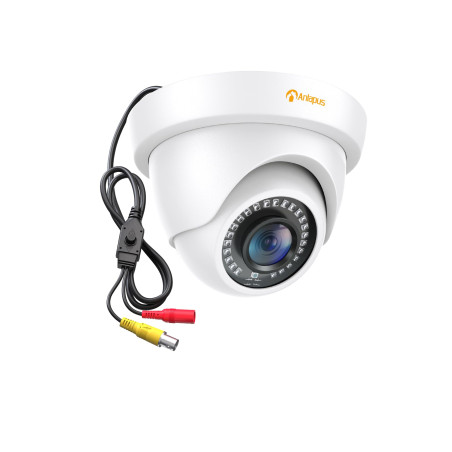Anlapus 1080P Caméra de Surveillance Extérieure IP66 Objectif de 3.6mm, 24 m Vision Nocturne, 4-en-1 Caméra pour Kit Vidéo Surve