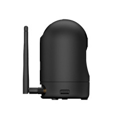 Foscam - R4M-B - Caméra IP Intérieure Motorisée 4MP Noir - Caméra Wi-FI avec Consultation et Pilotage à Distance 24h/24 et 7j/7 
