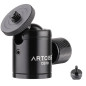 ARTCISE CB19 Mini trépied rotule avec Adaptateur Amovible 1/4 Sabot, Monture de caméra panoramique rotative CNC à 360 degrés pou ARTCISE CB19 Mini trépied rotule avec Adaptateur Amovible 1/4 Sabot, Monture de caméra panoramique rotative CNC à 360 degrés pou