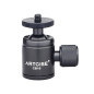 ARTCISE CB19 Mini trépied rotule avec Adaptateur Amovible 1/4 Sabot, Monture de caméra panoramique rotative CNC à 360 degrés pou ARTCISE CB19 Mini trépied rotule avec Adaptateur Amovible 1/4 Sabot, Monture de caméra panoramique rotative CNC à 360 degrés pou