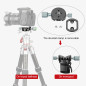koolehaoda 360 ° Mini tête panoramique Métal Clamp Compatible avec RRS / Arca-Swiss Rotule Plateau Rapide, Caméra Trépied BallHe koolehaoda 360 ° Mini tête panoramique Métal Clamp Compatible avec RRS / Arca-Swiss Rotule Plateau Rapide, Caméra Trépied BallHe