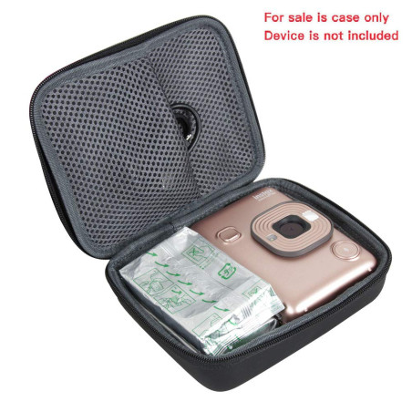 Hermitshell Voyage Cas pour Fujifilm instax Mini LiPlay (For Camera + Film, Noir)