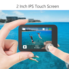 AKASO V50 X Caméra de Sport avec Carte Mémoire microSDXC U3 64 Go, Action Camera Sport 4K 30FPS Ultra Full HD Stabilisateur avec