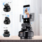 Soonpho M6 Tête de trépied panoramique électrique motorisée à 360 degrés avec pince pour téléphone et télécommande AI Face Track Soonpho M6 Tête de trépied panoramique électrique motorisée à 360 degrés avec pince pour téléphone et télécommande AI Face Track