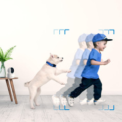 NIVIAN Caméra WiFi Intérieure 360° SuperHD 2K | Sécurisez Votre Maison 24/7 avec Vision Nocturne, Audio Bidirectionnel, Détectio
