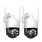 DEKCO 2K Camera Surveillance WiFi Extérieure, 360° PTZ Caméra Surveillance, Détection Mouvement, Vision Nocturne en Couleur, Ale DEKCO 2K Camera Surveillance WiFi Extérieure, 360° PTZ Caméra Surveillance, Détection Mouvement, Vision Nocturne en Couleur, Ale