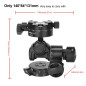 Sunwayfoto GH-PROII+ Tête à engrenage 3D Réglage indépendant Livré avec pince panoramique GC-01 Sunwayfoto GH-PROII+ Tête à engrenage 3D Réglage indépendant Livré avec pince panoramique GC-01