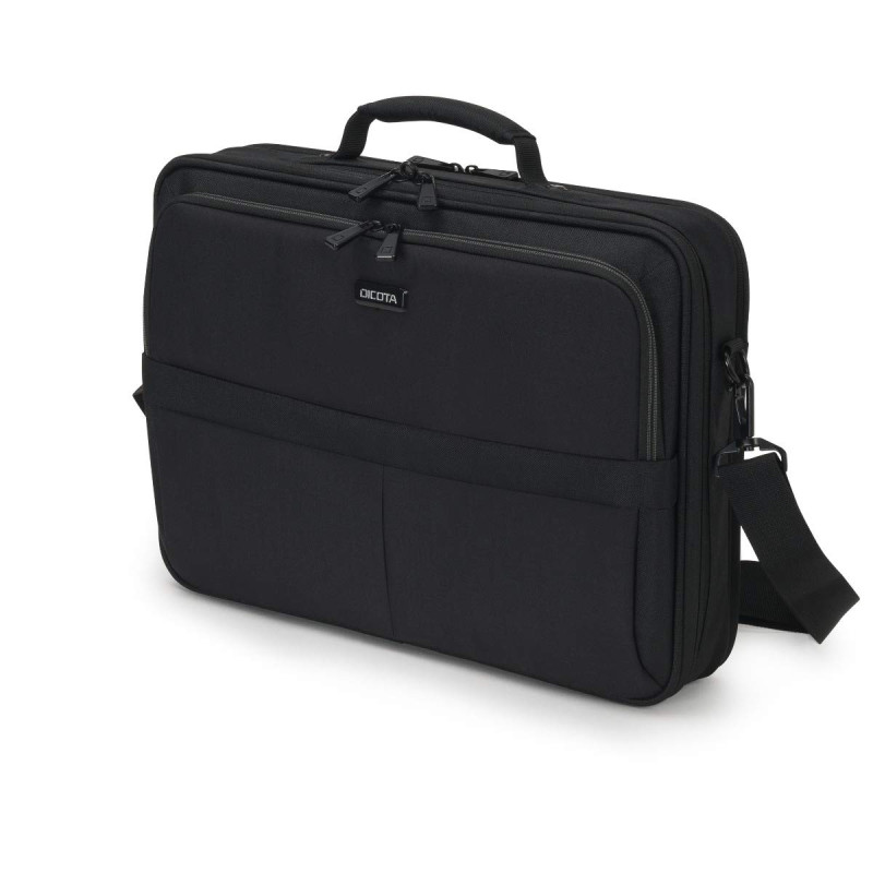 Dicota Sac à bandoulière Eco Multi Plus Scale 14-15.6 Pouces verrouillable pour Ordinateur Portable et Tablette, Sacoche légère 
