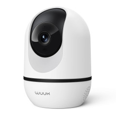 WUUK 4MP/2.5K Caméra Surveillance WiFi Intérieur,Pan/Tilt à 360° Caméra Intérieure de Sécurité du Domicile, Caméra Bébé avec APP