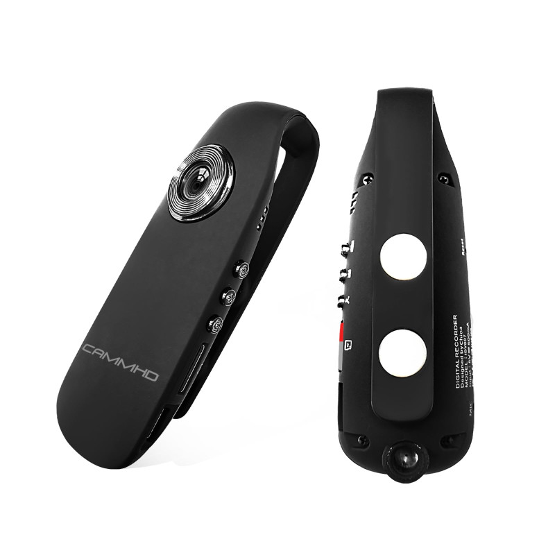 CAMMHD Mini Body Cam 1080P 3-7 Heures Enregistrement en Un Clic Conception de Carte Externe Conférences l'extérieur (32GB Inclus CAMMHD Mini Body Cam 1080P 3-7 Heures Enregistrement en Un Clic Conception de Carte Externe Conférences l'extérieur (32GB Inclus