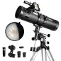 Télescope 130EQ Newton Réflecteur Télescope pour Adultes, Télescopes Professionnels pour Adultes, Livré avec Adaptateur Smartpho Télescope 130EQ Newton Réflecteur Télescope pour Adultes, Télescopes Professionnels pour Adultes, Livré avec Adaptateur Smartpho