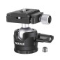 NEEWER Rotule pour trépied à Profil Bas 28 mm Rotation panoramique à 360° avec Plaque de dégagement Rapide de Type Arca 1/4" et NEEWER Rotule pour trépied à Profil Bas 28 mm Rotation panoramique à 360° avec Plaque de dégagement Rapide de Type Arca 1/4" et