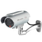 O&W Security Caméra factice solaire factice - Avec objectif & LED clignotante étanche - Capteur LED - Réglable à 360° - Support O&W Security Caméra factice solaire factice - Avec objectif & LED clignotante étanche - Capteur LED - Réglable à 360° - Support