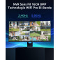 ANNKE 3MP Kit Caméra de Surveillance WiFi Extérieure, 10CH 5MP 1To NVR et 4X 3MP IP Caméra, Audio Bidirectionnel, Détection de M ANNKE 3MP Kit Caméra de Surveillance WiFi Extérieure, 10CH 5MP 1To NVR et 4X 3MP IP Caméra, Audio Bidirectionnel, Détection de M