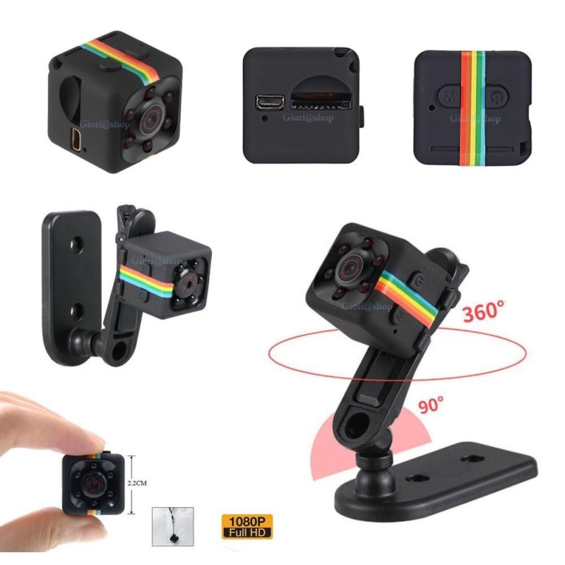 Tempo DI SALDI Micro Caméra Espion HD Mini Caméra Enregistreur vidéo Vision Nocturne