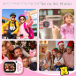 TOYOGO Appareil Photo numérique pour Filles et garçons, Double Objectif HD 1080P, Carte SD 32G, enregistreur vidéo pour Enfants 