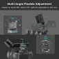 SMALLRIG Moniteur Mount Lite avec Cold Shoe, Pivotant 360° et Porte-Tige d'Inclinaison de 180°, Une Capacité de Charge Maximale SMALLRIG Moniteur Mount Lite avec Cold Shoe, Pivotant 360° et Porte-Tige d'Inclinaison de 180°, Une Capacité de Charge Maximale