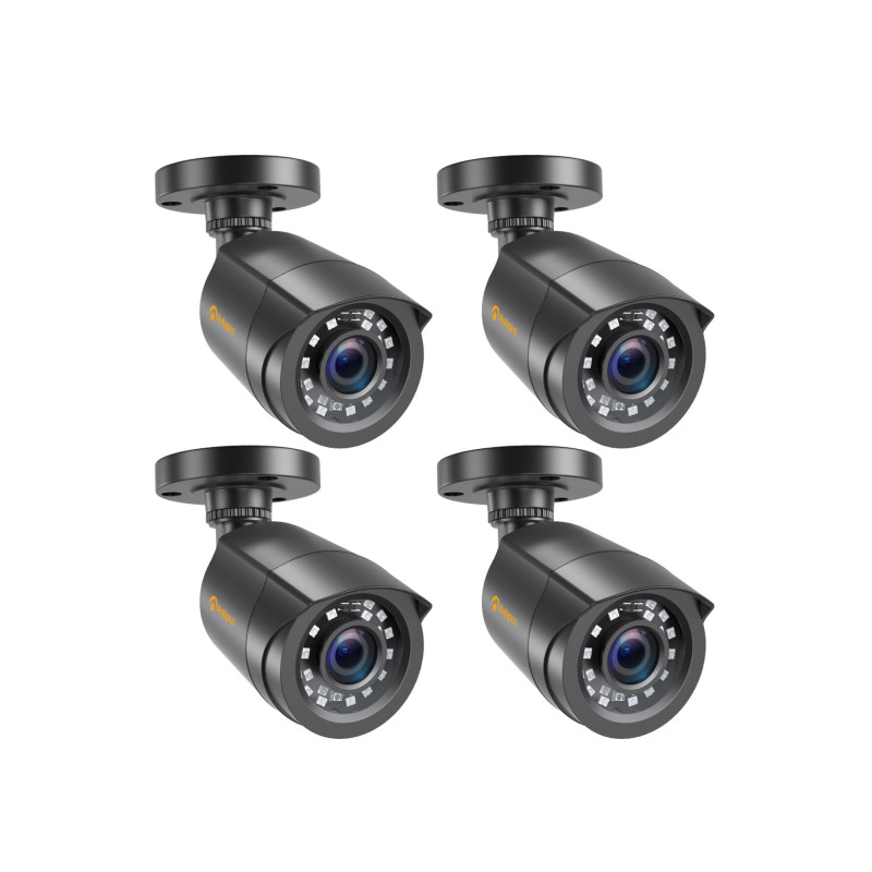 Anlapus Pack 4 Caméras de Surveillance Extérieure 1080P IP66 Vision Nocturne de 24 m Objectif de 3.6mm Caméra Supplémentaire pou Anlapus Pack 4 Caméras de Surveillance Extérieure 1080P IP66 Vision Nocturne de 24 m Objectif de 3.6mm Caméra Supplémentaire pou