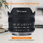 7artisans 7.5mm F2.8 II V2.0 objectif fisheye avec un angle de vue de 190°, Compatible avec monture M4/3 MFT GM1 GM5 GM7 GX1 GX7 7artisans 7.5mm F2.8 II V2.0 objectif fisheye avec un angle de vue de 190°, Compatible avec monture M4/3 MFT GM1 GM5 GM7 GX1 GX7