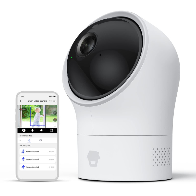 Chuango PT-300Q Caméra Surveillance Wi-FI Intérieur sans Fil - Détection Mouvements Domestique - Champ de Vision Panoramique, No Chuango PT-300Q Caméra Surveillance Wi-FI Intérieur sans Fil - Détection Mouvements Domestique - Champ de Vision Panoramique, No