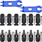 RUNCCI-YUN 6paires connecteur Solaire,Connecteur PV,Connecteur Solaire Photovoltaïque,mâle/Femelle, Double Anneaux Joint étanche
