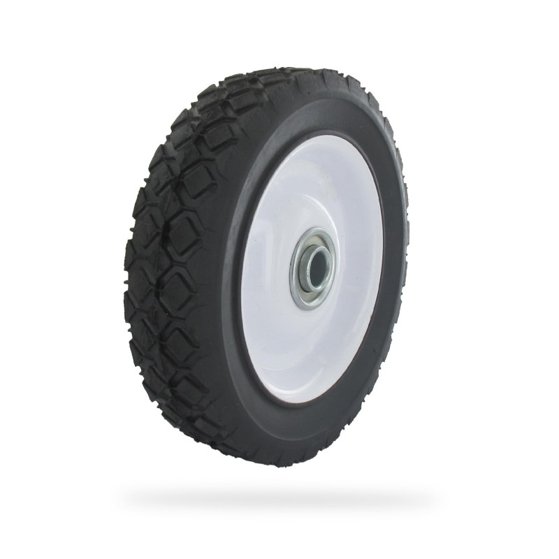 UNIVERSEL - Roue Acier à Moyeu Déporté pour Équipement Jardin - Diamètre 152 mm/Moyeu : 35 mm/Alésage 12,7 mm/Largeur 38 mm UNIVERSEL - Roue Acier à Moyeu Déporté pour Équipement Jardin - Diamètre 152 mm/Moyeu : 35 mm/Alésage 12,7 mm/Largeur 38 mm
