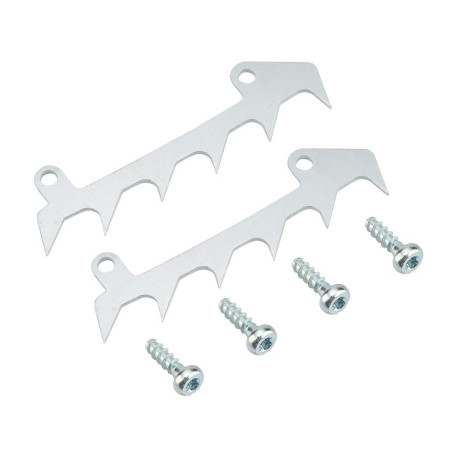 2PCS Clous de Pare Chocs pour Tronçonneuse, Compatible avec MS170, MS180, MS210, MS250, Modèle 017, 018, 021 Résistance et Durab