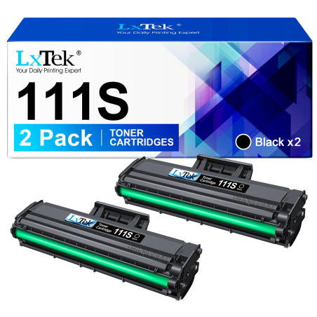 LxTek MLT-D111S D111S D111L Compatible Cartouche de Toner Remplacement pour Samsung MLT-D111S D111L pour Xpress M2070W M2026W M2