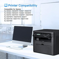LxTek MLT-D111S D111S D111L Compatible Cartouche de Toner Remplacement pour Samsung MLT-D111S D111L pour Xpress M2070W M2026W M2