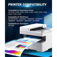 HALLOLUX Compatibles pour 603XL Cartouches Compatibles pour Epson 603 XL Epson Expression Home XP-2100 XP-2105 XP-4105 XP-3100 X