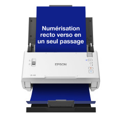 EPSON WorkForce DS-410 | Scanner de documents A4 - 600 DPI, USB, ADF, recto-verso, détection de double alimentation, protection
