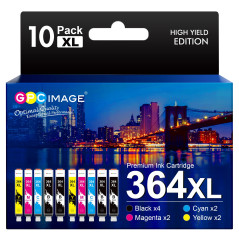 GPC Image 364 XL Compatible Cartouches d'encre Remplacement pour HP 364XL pour HP Photosmart 5520 5510 6525 6520 5515 5525 5522 