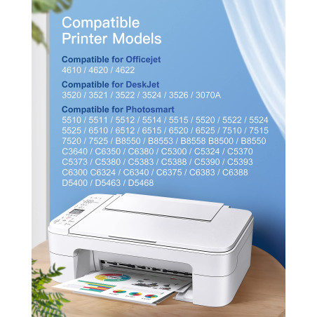 GPC Image 364 XL Compatible Cartouches d'encre Remplacement pour HP 364XL pour HP Photosmart 5520 5510 6525 6520 5515 5525 5522 