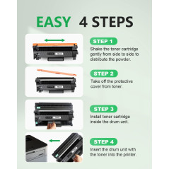 TN2420 Cartouche de Toner Compatible pour Brother TN2420 TN-2420 TN2410 TN-2410 pour MFC-L2710DW DCP-L2530DW HL-L2350DW DCP-L251