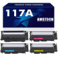 4-Pack Cartouche de 117A Toner Compatible pour HP Color Laser MFP 178nw 179fnw 150nw 150a 178nwg 179fwg 178 179 150 W2070A W2071