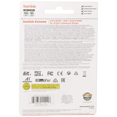 SanDisk Extreme 32 GB microSDhC Memory Card for Action Cameras and Drones with A1 App Performance up to 100 MB/s, Class 10, U3, 
