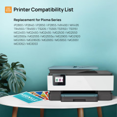 KEENKLE PG 545 XL Cartouches d'encre Remplacement pour Canon 545 545XL pour Pixma TS3150 MG2450 MX495 TR4550 MG2950S MG2550 MG25
