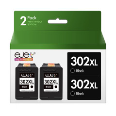 ejet 302XL Remanufacturéd Cartouches d'encre pour HP 302 XL pour HP Officejet 3831 3830 3833 3835 4650 5232 5220 5230 Envy 4520