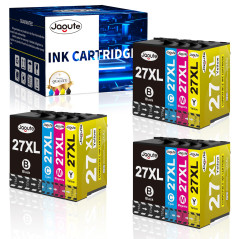 27XL Cartouches d'encre pour Epson 27 27 XL Cartouche d'encre Compatible avec Epson WF 3620 WF 7720 WF 3640 WF 7715 WF 7710 WF 7