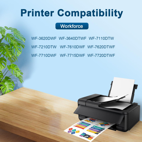 27XL Cartouches d'encre pour Epson 27 27 XL Cartouche d'encre Compatible avec Epson WF 3620 WF 7720 WF 3640 WF 7715 WF 7710 WF 7