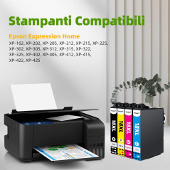 Koala Cartouche d’Encre Compatible pour Epson 18XL T1811-T1814 pour Expression Home XP-102 XP-202 XP-305 XP-405 XP-205 XP-302 XP