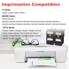 ANKINK Cartouche d'encre Compatible pour Canon PG 545XL PG545 Encre 545 XL pour MG2450 MG2550 MG2550s MG2950 MG2950s TR4550 TR45